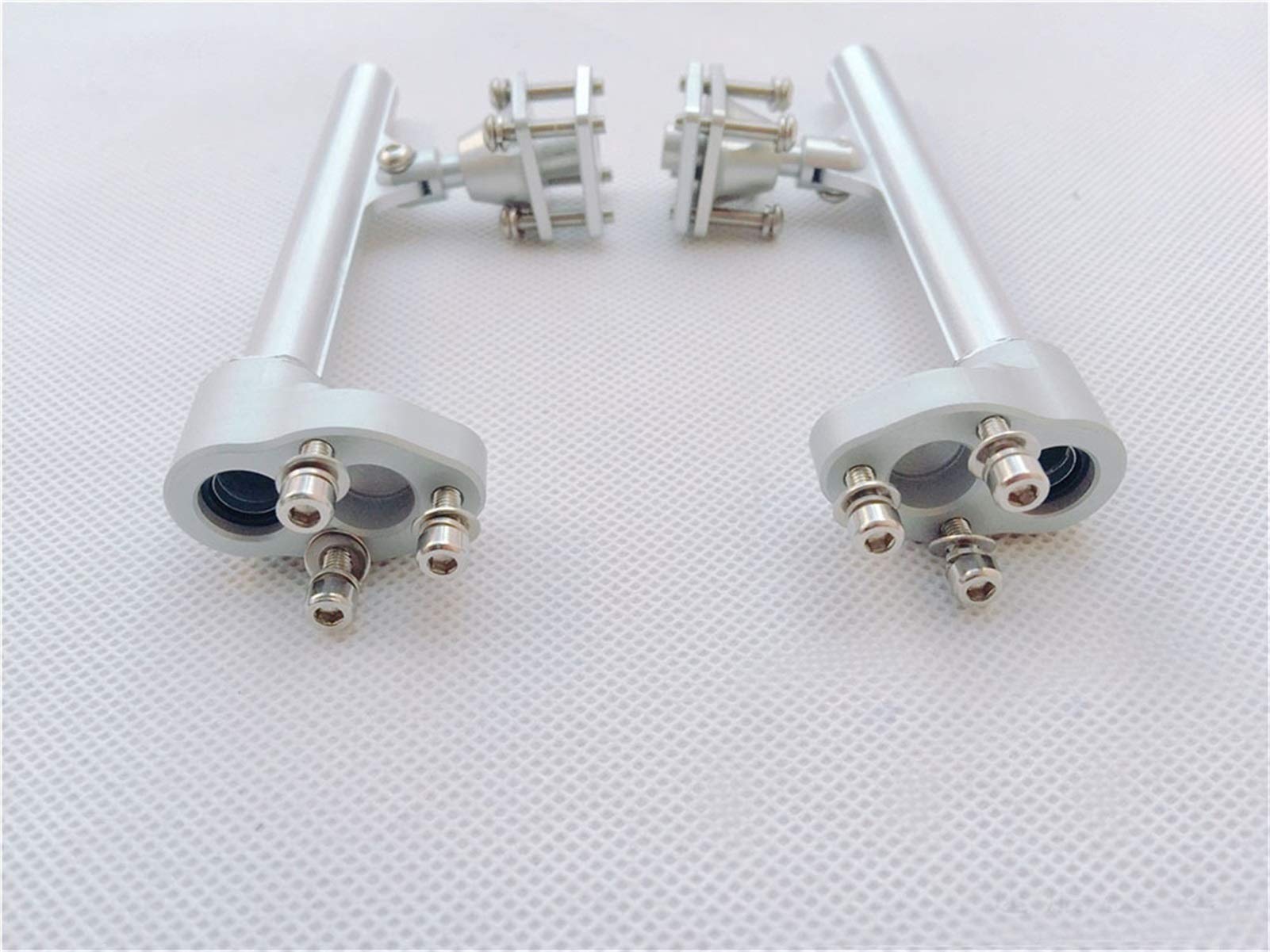 Druckerteile 4,76 mm Flexible Wellenhalterung Motorwellenbefestigung Halterung Lagerbuchse Aufhänger 110 mm Ersatzteile Geeignet für CAT Bootsmodell Ersatzteile (Farbe: 2 Stück Schwarz)