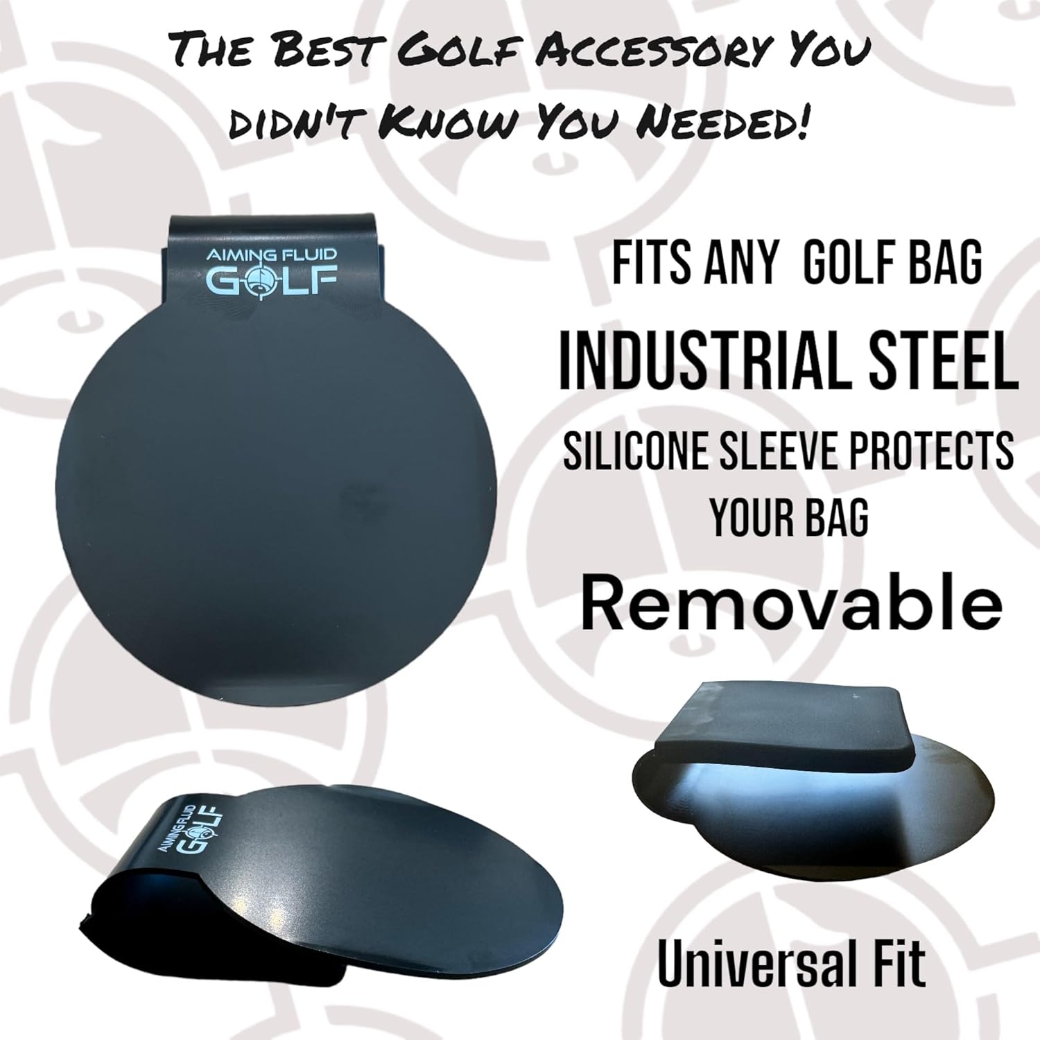 Magnetic Multi-Function Golf Towel and Magnetic Landing Pad I Perfect Golf Bag Accessory I Great Golf Gift I Universal Golf Bag Fit