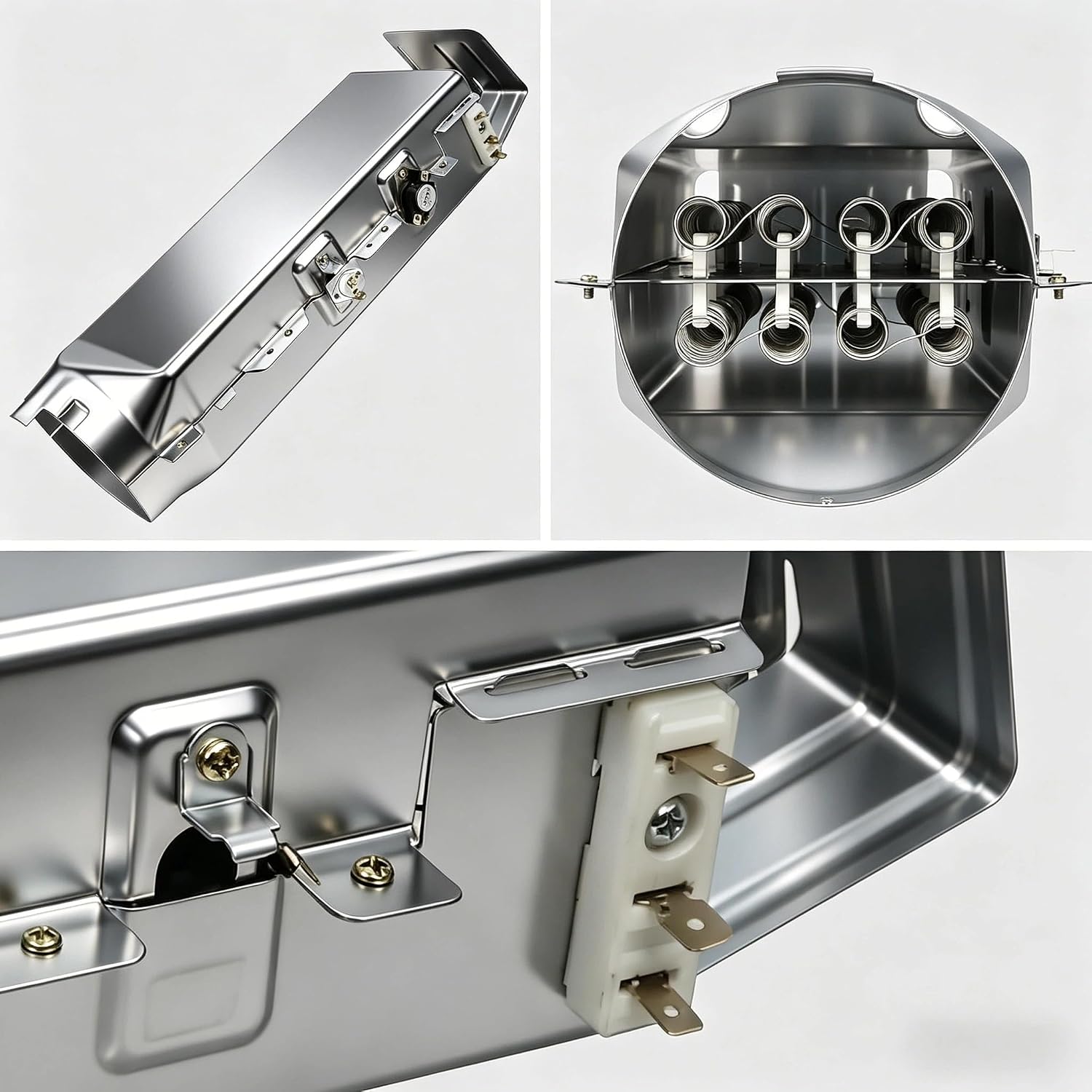 DC93-00154A Dryer Heating Element Assembly (3 Wire) Fit Samsung DV45K6500EV/A3 DV48J7770EP/A2 DV52J8700EP/A2 DV50K8600EV/A3 Replaces AP5582094 PS4216214 3282568 DC47-00032A 1Yr Warranty