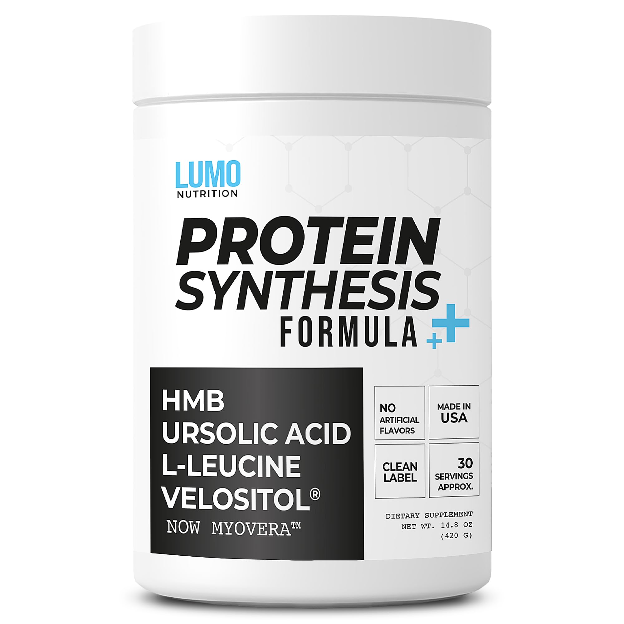 Protein Synthesis Formula + Ursolic Acid, HMB, Leucine, Velositol (MyoVera)