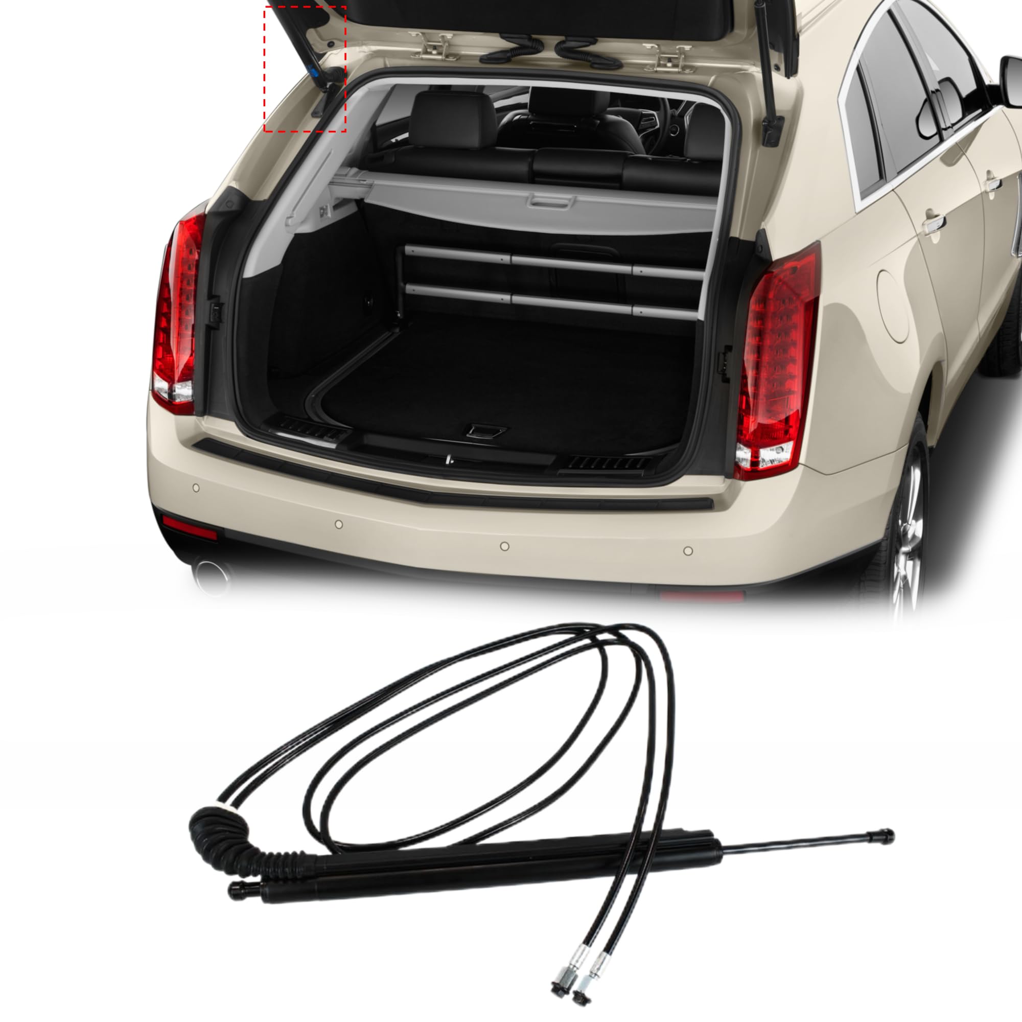 Rear Tailgate Power Liftgate Actuator Electric Trunk Hatch Left Driver Side for Cadillac SRX 2010-2016 Saab 9-4X 2011 Replace 20928645 23429744-image-0