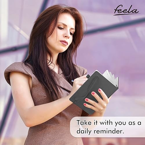 Miniatura 6 de feela Paquete de 24 cuadernos para el trabajo, cuaderno de negocios a granel con tapa dura y soporte para bolígrafo para hombres y mujeres, con 24