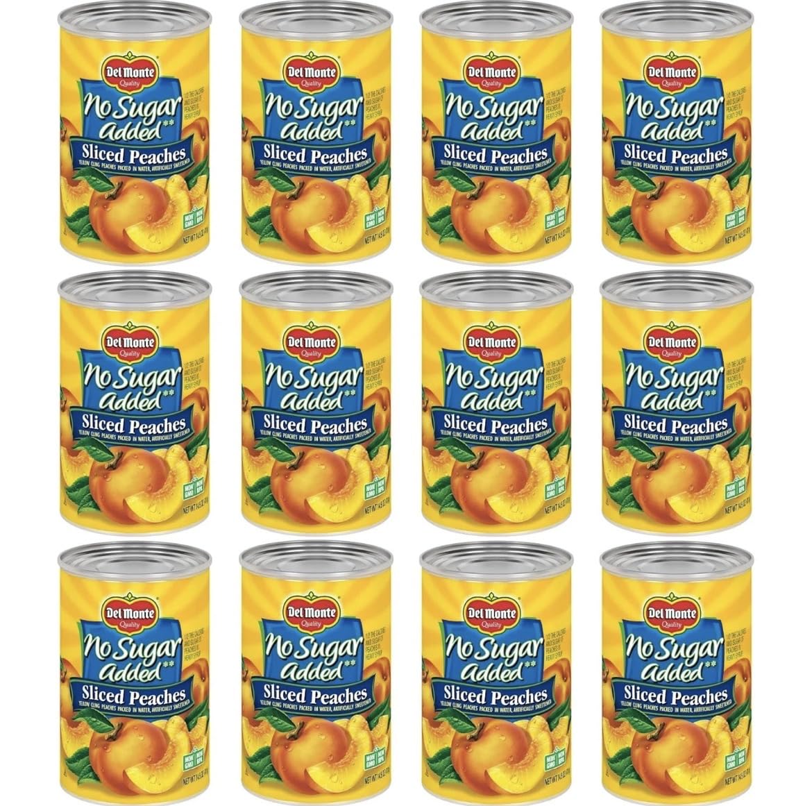 Del Monte No Sugar Added Sliced Peaches