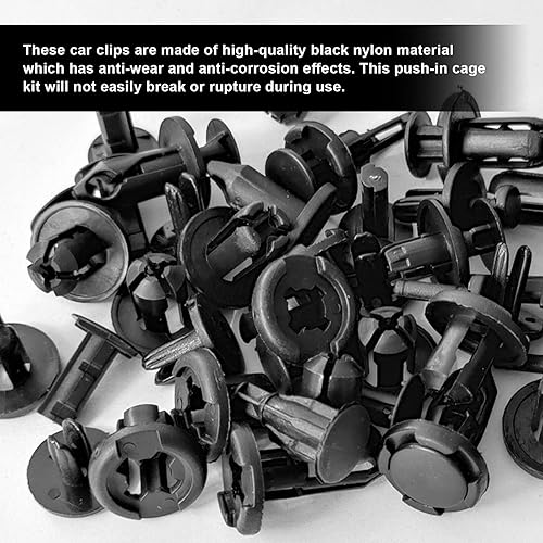 Miniatura 7 de 120 clips de retención tipo empuje 0.268 in 0.315 in 0.354 in 0.394 in  Kit de repuesto de tornillos de expansión con herramienta de extracción,