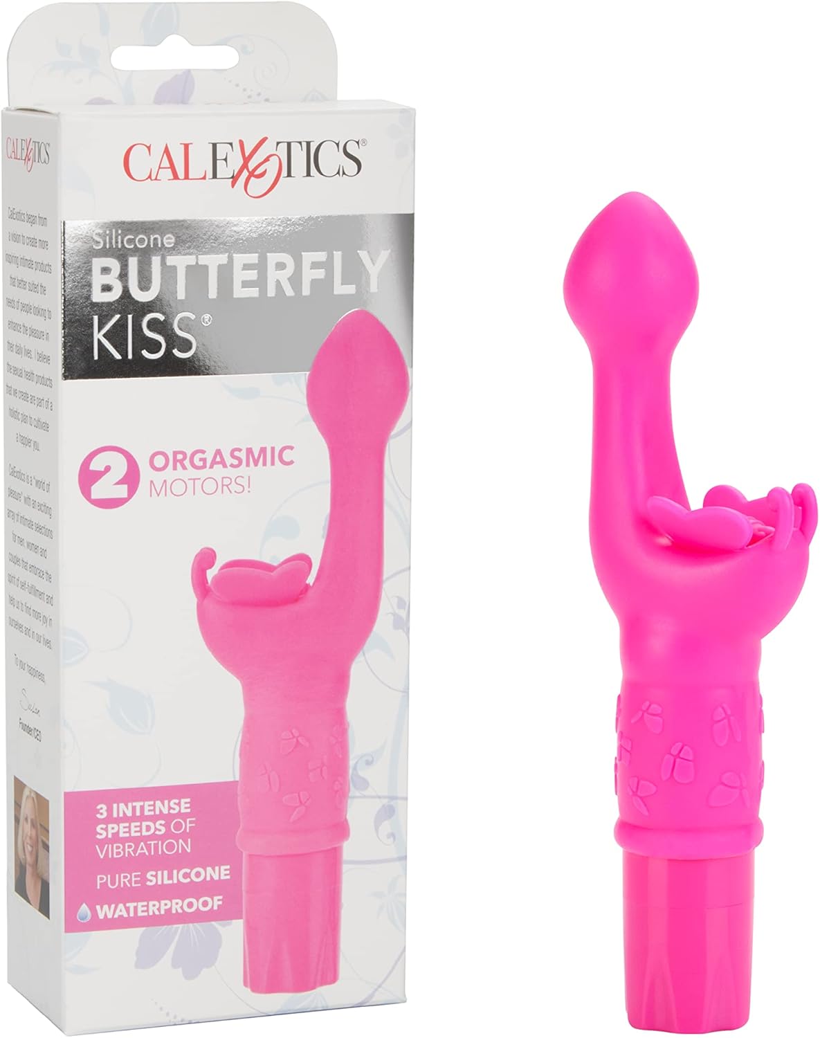 CalExotics Silicone Butterfly Kiss, Pink