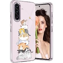 Compatible with Samsung Galaxy A56 5G Case Clear Slim Protective Cases Cat TPU A56 5G Back Cover Full Body Protector Animal Thin Phone Case for Samsung Galaxy A56 5G Cats