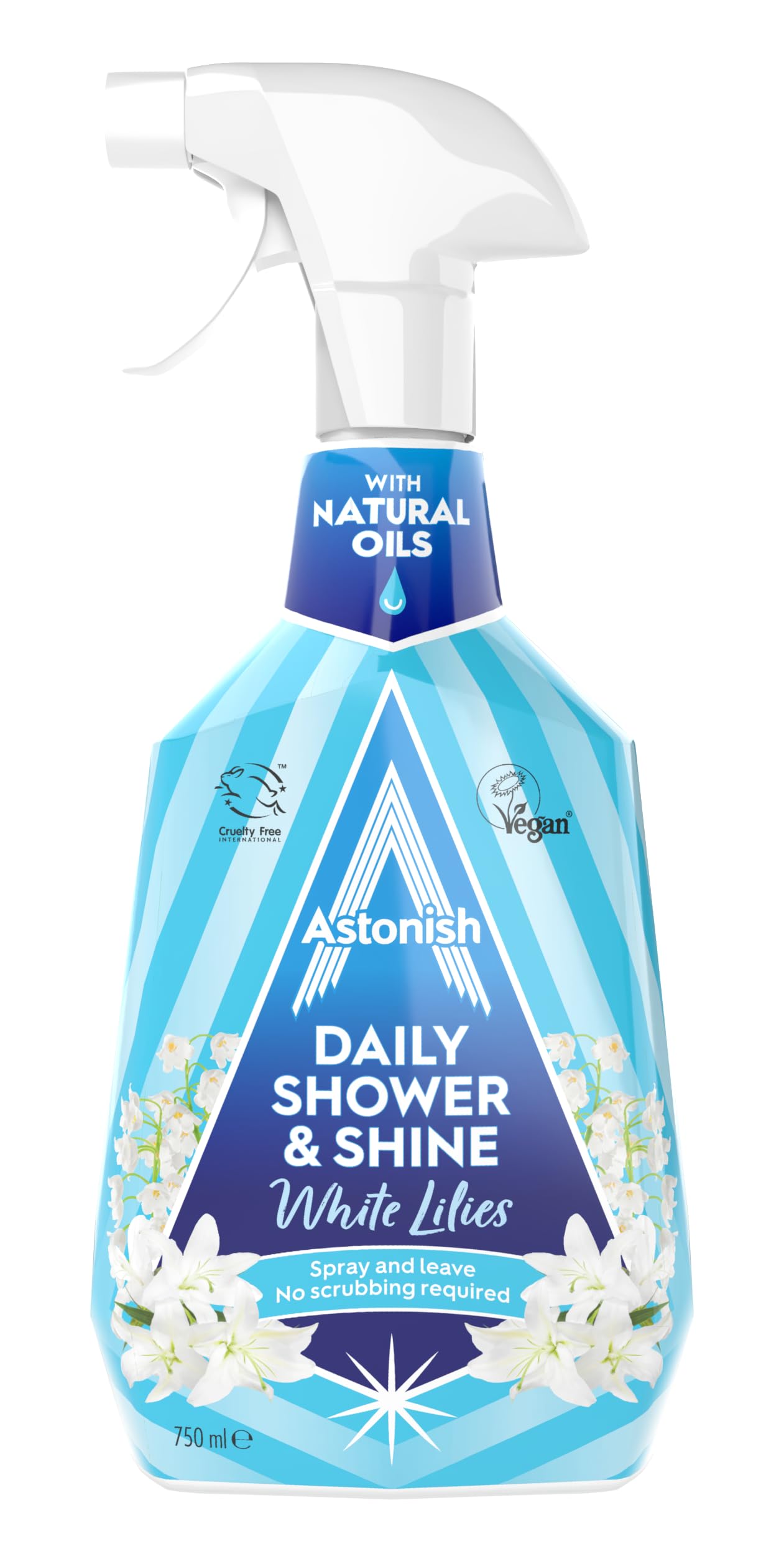 Astonish Daily Shower Shine, No Scrub Shower Cleaner Spray, 25oz