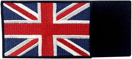 Miniatura 6 de EmbTao British Union Jack Parche bordado bandera de Inglaterra Reino Unido Gran Bretaña planchar en el emblema para coser