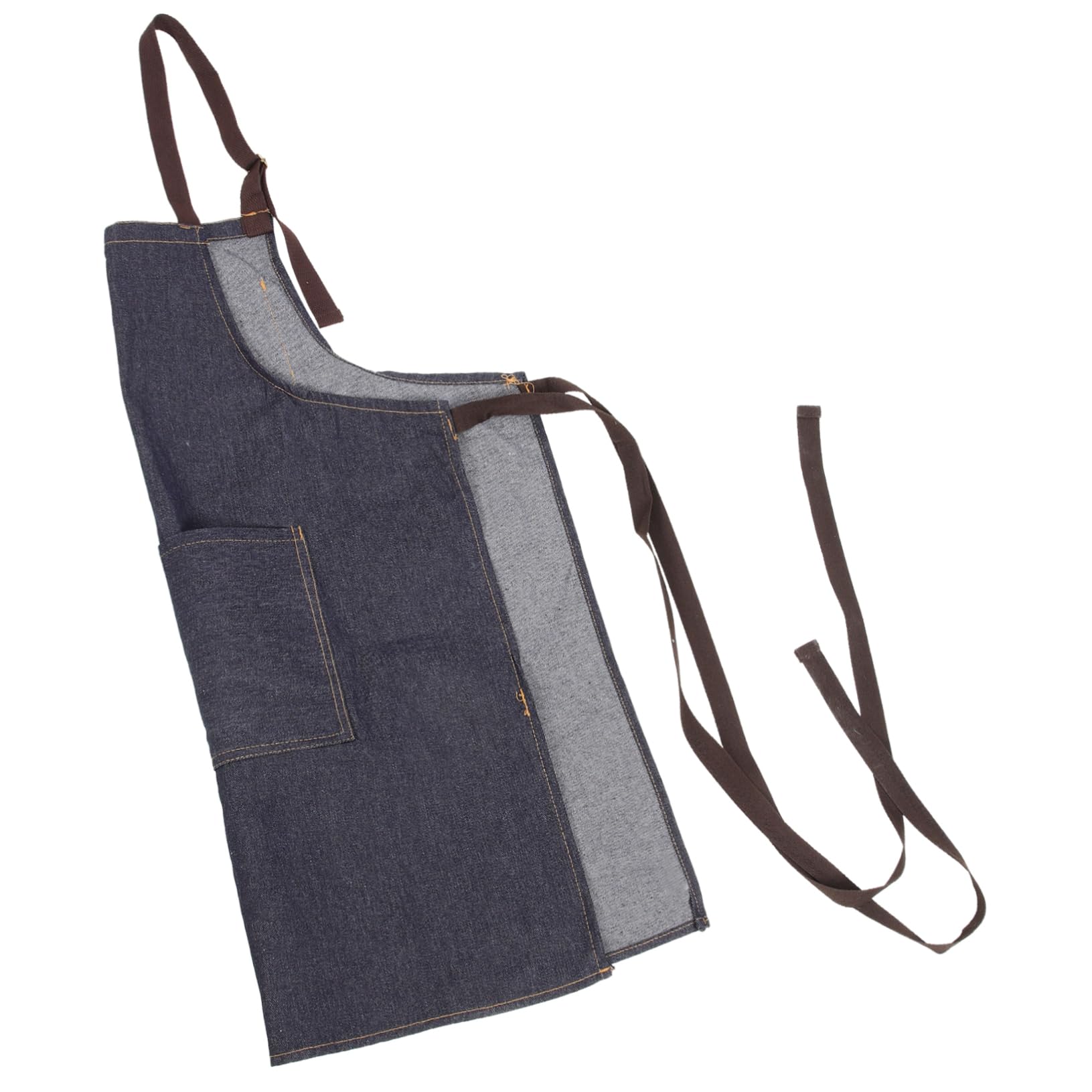 FUNOMOCYA 1pc Kitchen Apron Gardening Apron Lab Work Apron Industrial Apron Hair Salon Apron Chef Apron Adjustable Bib Apron Restaurant Apron Baking Apron Sleeveless Apron Bbq Apron Blue
