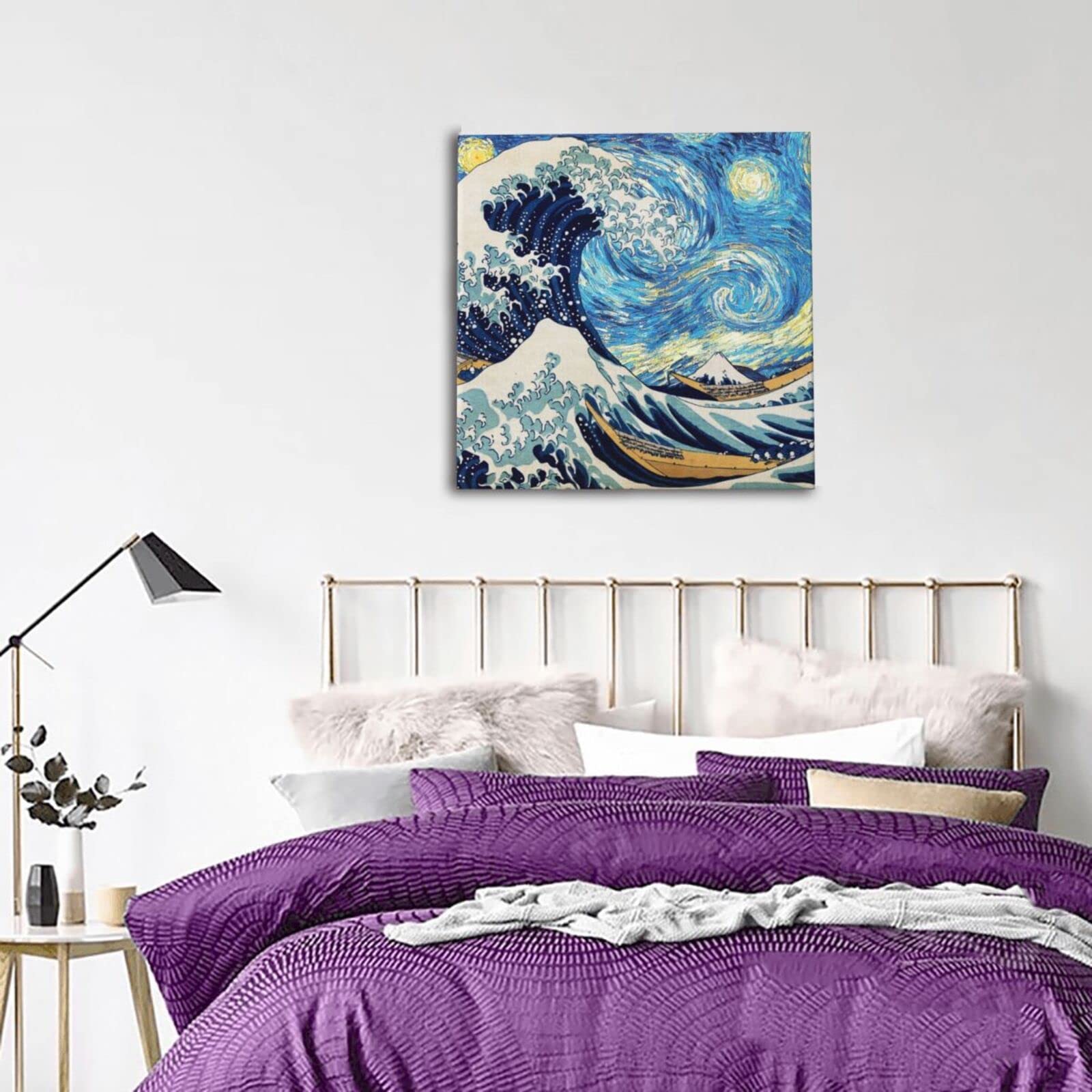 Amazon｜神奈川沖浪裏 ファン・ゴッホ 星月夜 アートパネル アート