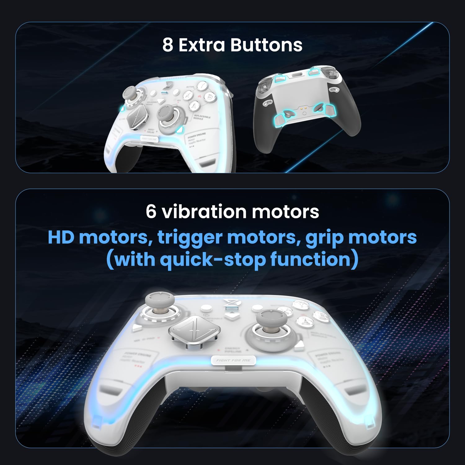 ZD Ultimate Legend Wireless PC Controller – 3000Hz Polling Rate