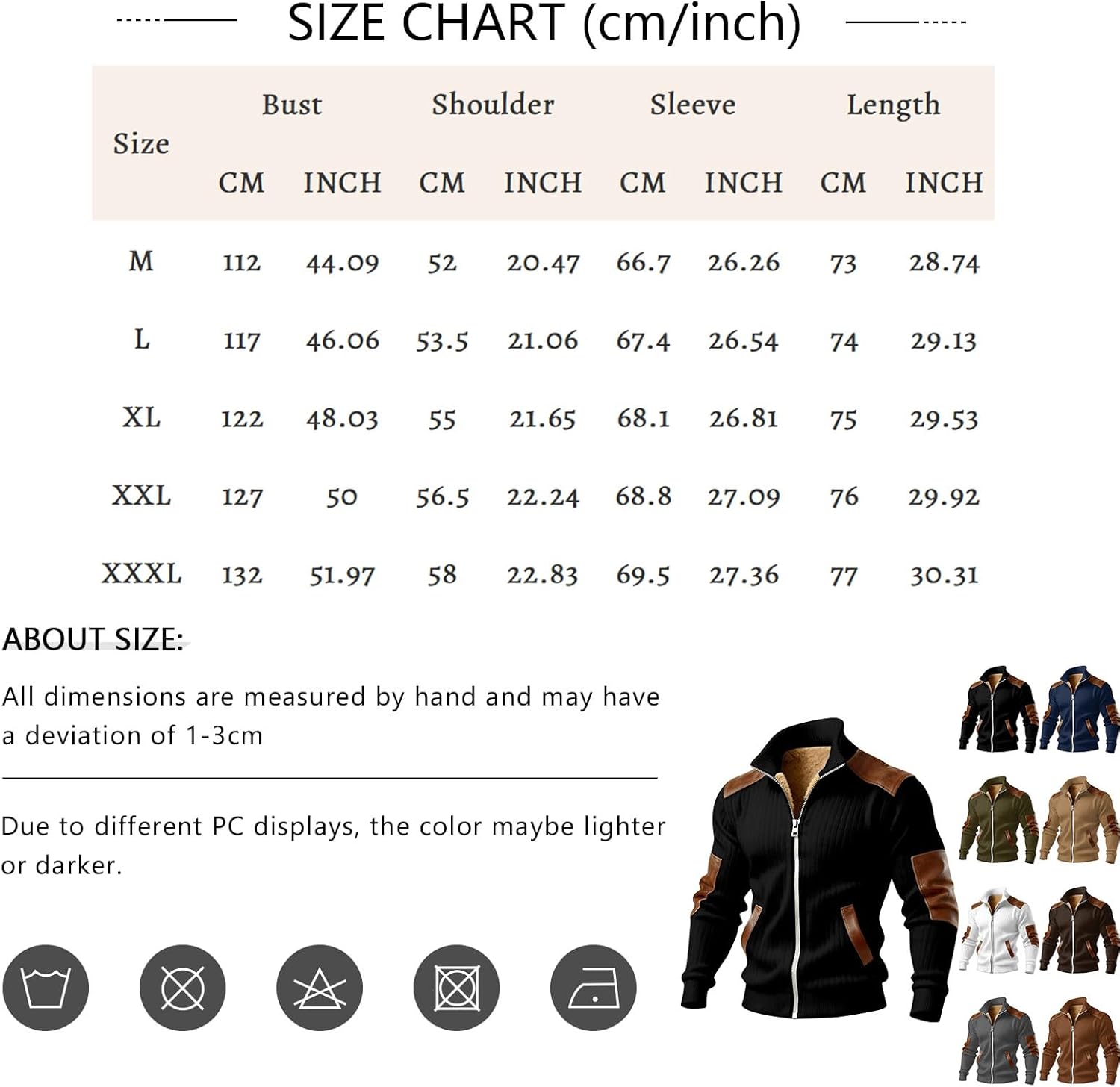 Winter Jacket Men 2025 Lightweight Coats Long Sleeve Warm Sweatshirt Big and Tall Mens Fashion Cloth