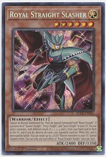 Royal Straight Slasher - BLCR-EN001 - Secret Rare - 1 edición