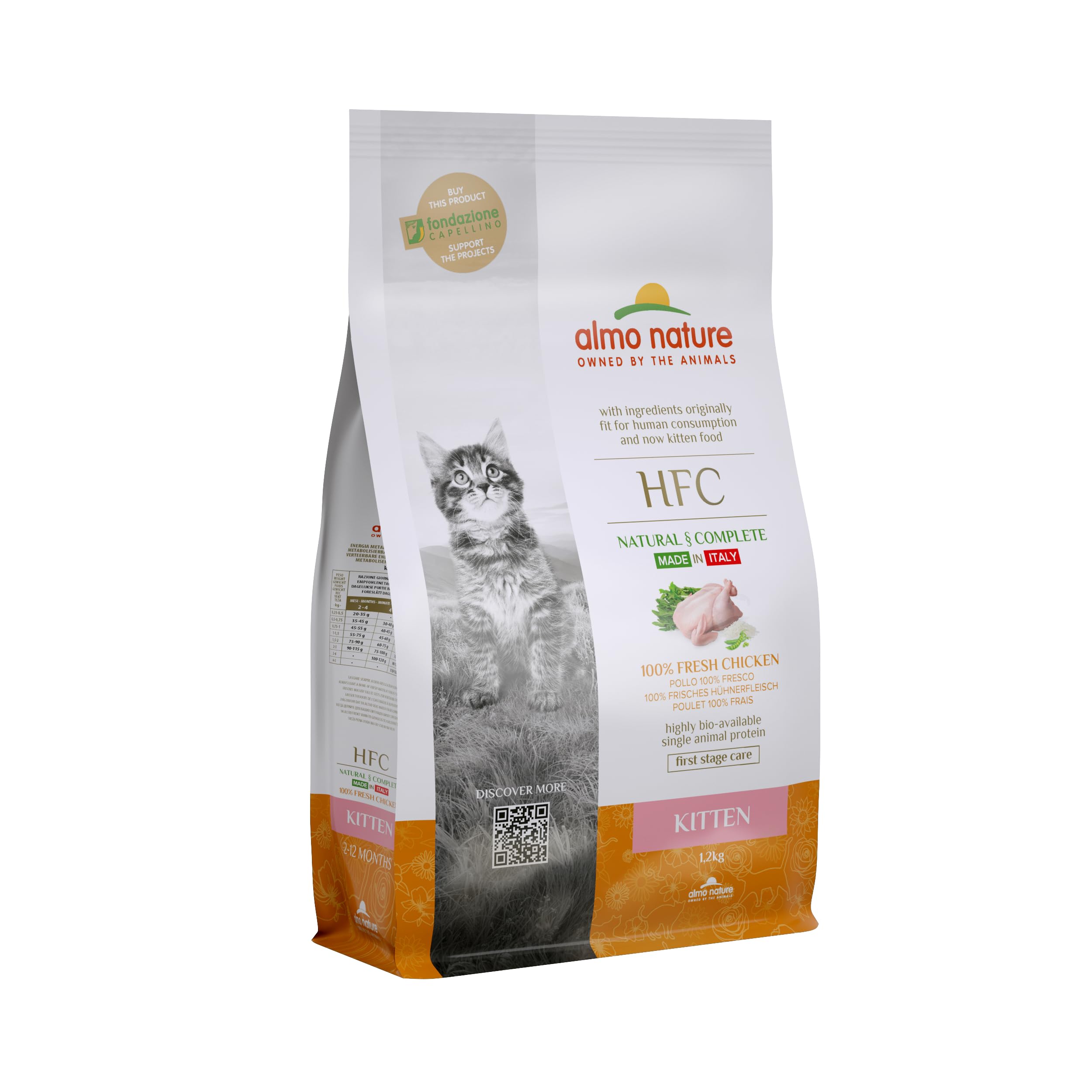 almo nature HFC Kittenfutter - Huhn - 1,2 kg
