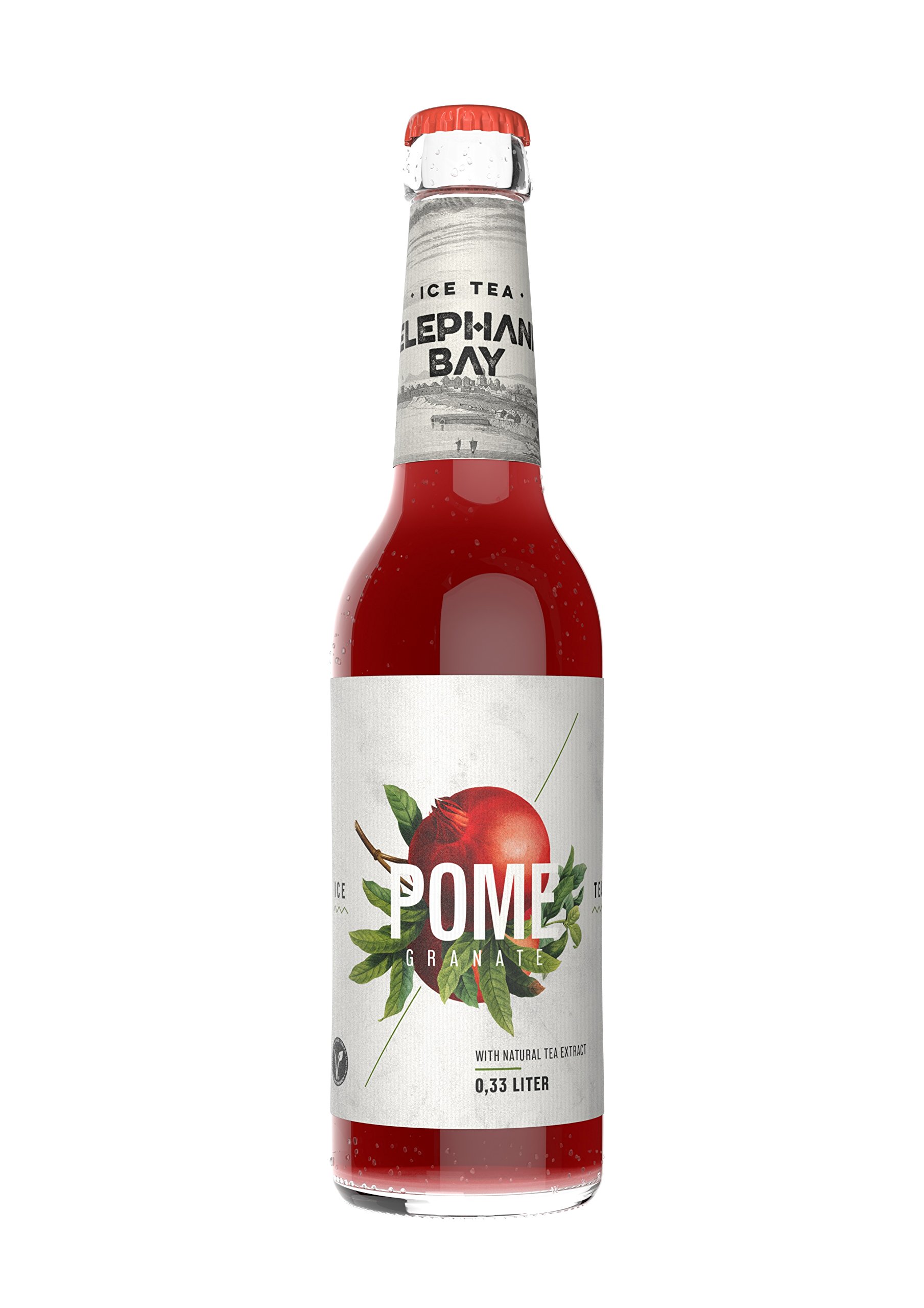 16 Flaschen Elephant Bay Ice tea Eistee Pomegrante Granatapfel a 330ml inc. 1.28€ MEHRWEG Pfand
