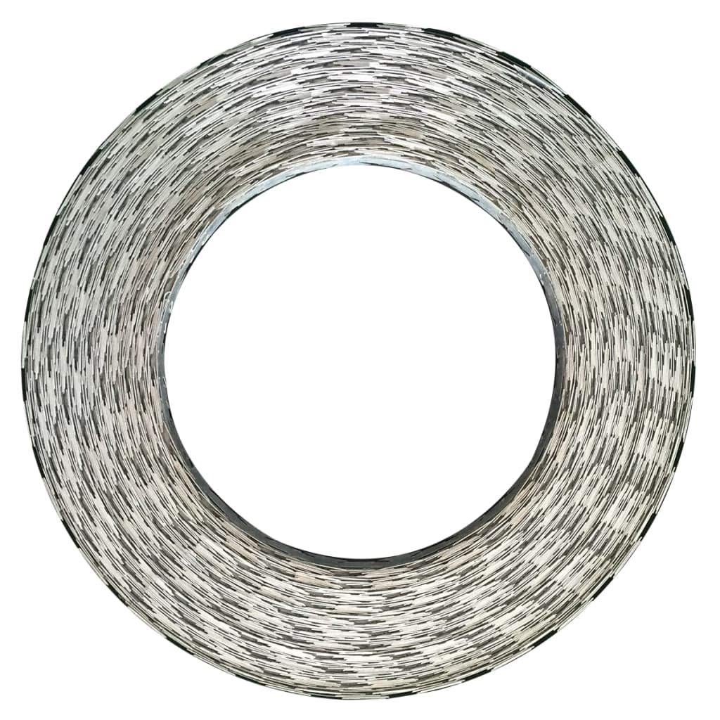 Brokky Alambre de púas Concertina Acero galvanizado 500 m Alambre De Espino Galvanizado