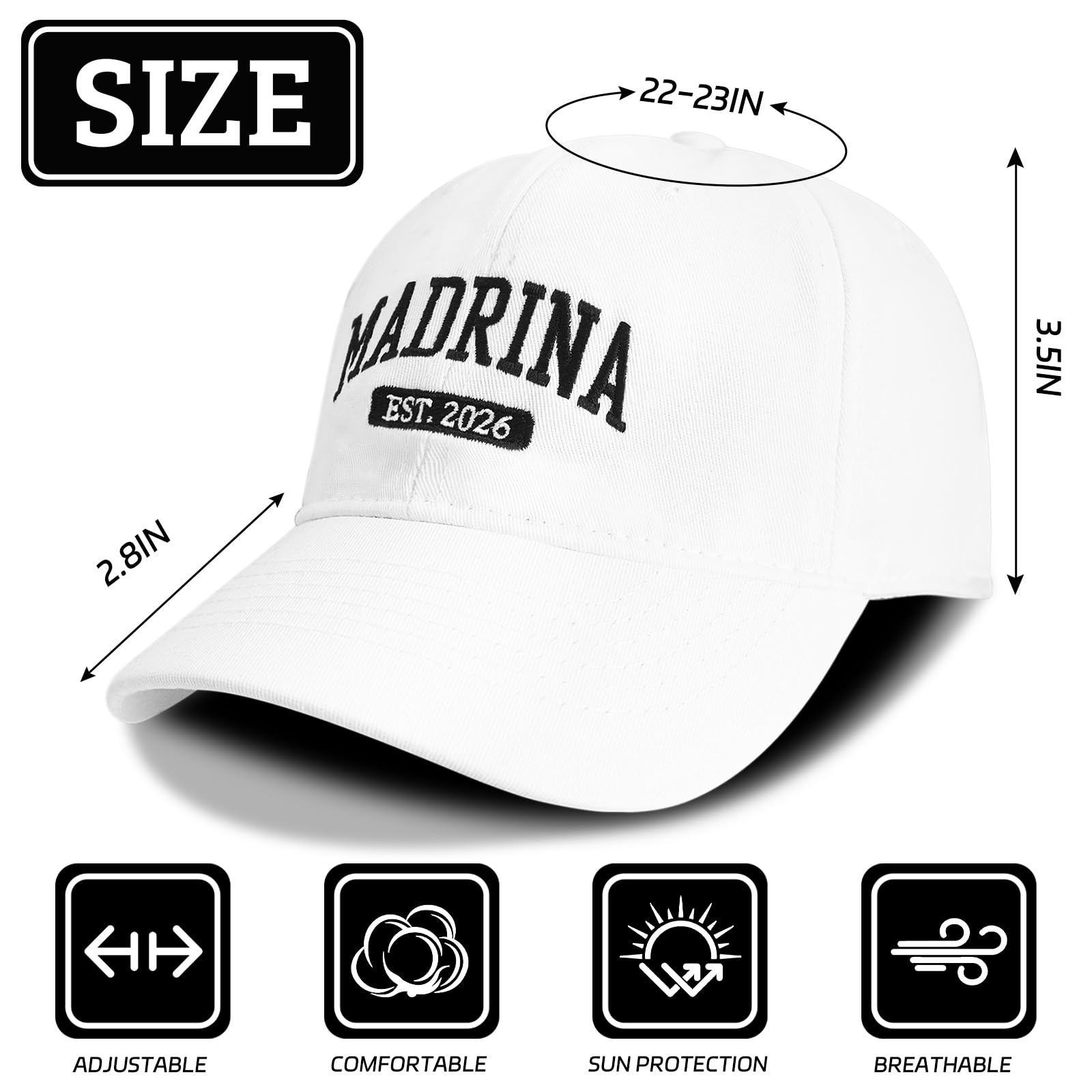 Godparents Proposal Gift 2026, Godmother & Godfather Hats Christmas Birthday Gifts for Godmother Godfather