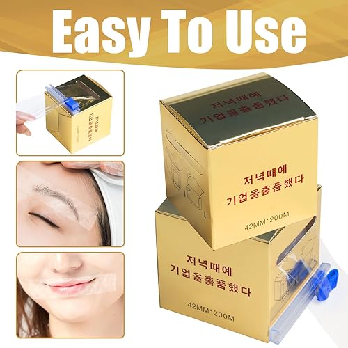 Miniatura 5 de 2 paquetes de película conservante desechable para cejas con microblading para labios profesionales de cejas permanentes, suministros de maquillaje