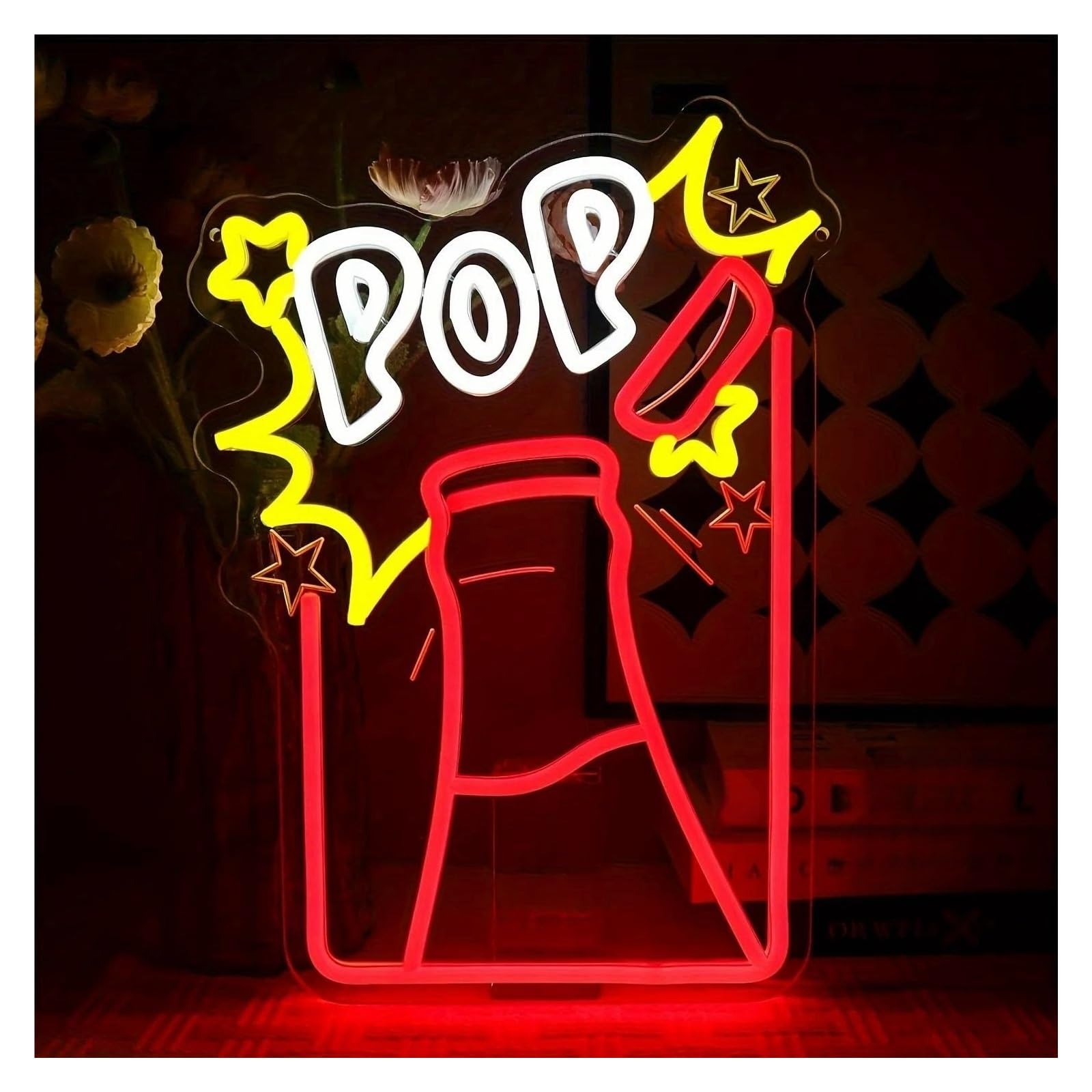 Wiszące neony artystyczne Neon LED, Popularny Projekt Napojów, Imprezy, Restauracje, Bar, Spotkanie, Zasilana Przez USB Lampa Do Montażu Na Ścianie, 28.5cmх40cm