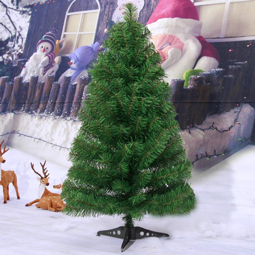 Tabletop Xmas Tree,24"/60cm High Artificial Pine Tree for Christmas Holiday Party Xmas Decor (Green)
