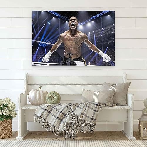 Miniatura 5 de EsEntL Alex Pereira - Póster de rugido de estrella luchadora, pintura de obras de arte, arte de pared, impresiones en lienzo, imagen colgante,