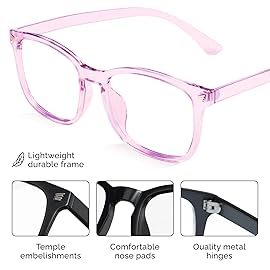 livho High Tech Blue Light Glasses - Advanced Blue Light Blocking Computer Glasses - Screen Fatigue & UV Protection