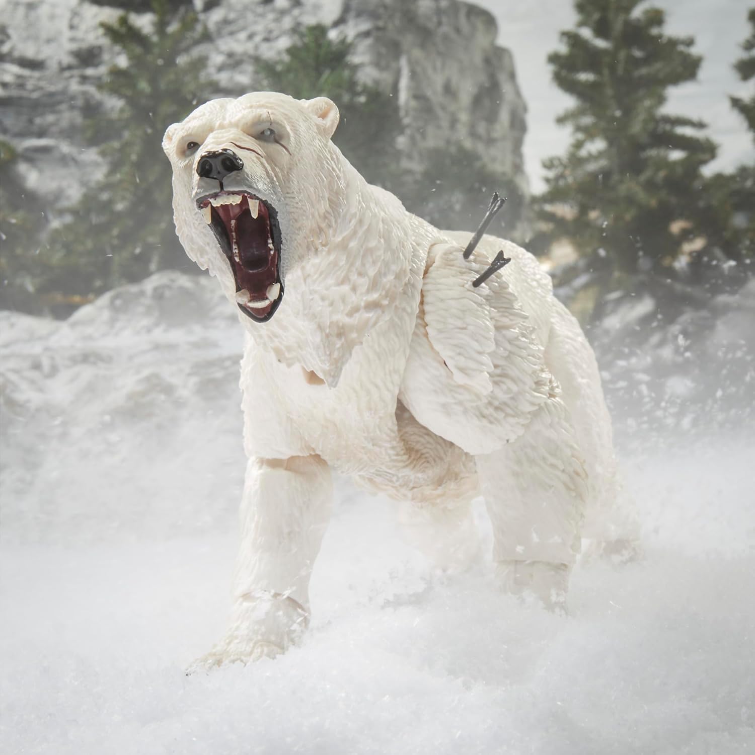 G.I. Joe Classified Series #161, Snake Eyes & Polar Bear, 6-Inch Scale Action Figure and Bear with 15 Accessories Including M.A.S.S. Device Catalytic Element - Image 9