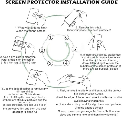 Miniatura 3 de Funda para teléfono Galaxy A21, funda para teléfono Samsung A21, con protector de pantalla, diseño bien hecho, a prueba de golpes, delgada, de dos