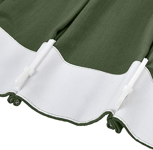 Miniatura 140 de Frelement Cortinas plisadas de lino de algodón extra anchas para oscurecer la habitación, 120 pulgadas de ancho x 96 pulgadas de largo, cortinas