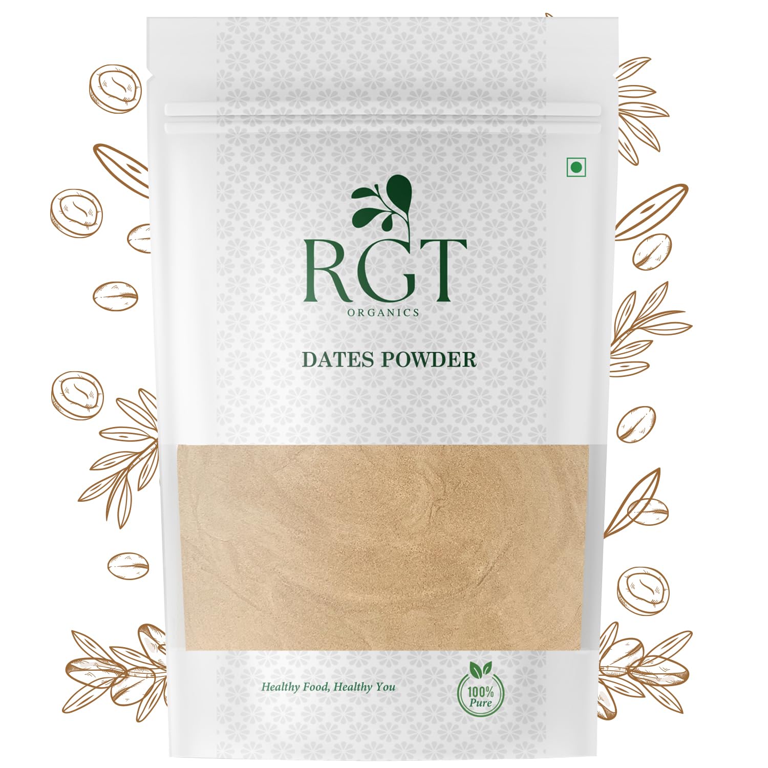 RGT Organics Dates Powder | Khajur/Kharik Powder 200Gm | Dried Dates Powder for Babies & Kids | Natural Sweetener (B0BQFR6M9S) Amazon Price History, Amazon Price Tracker