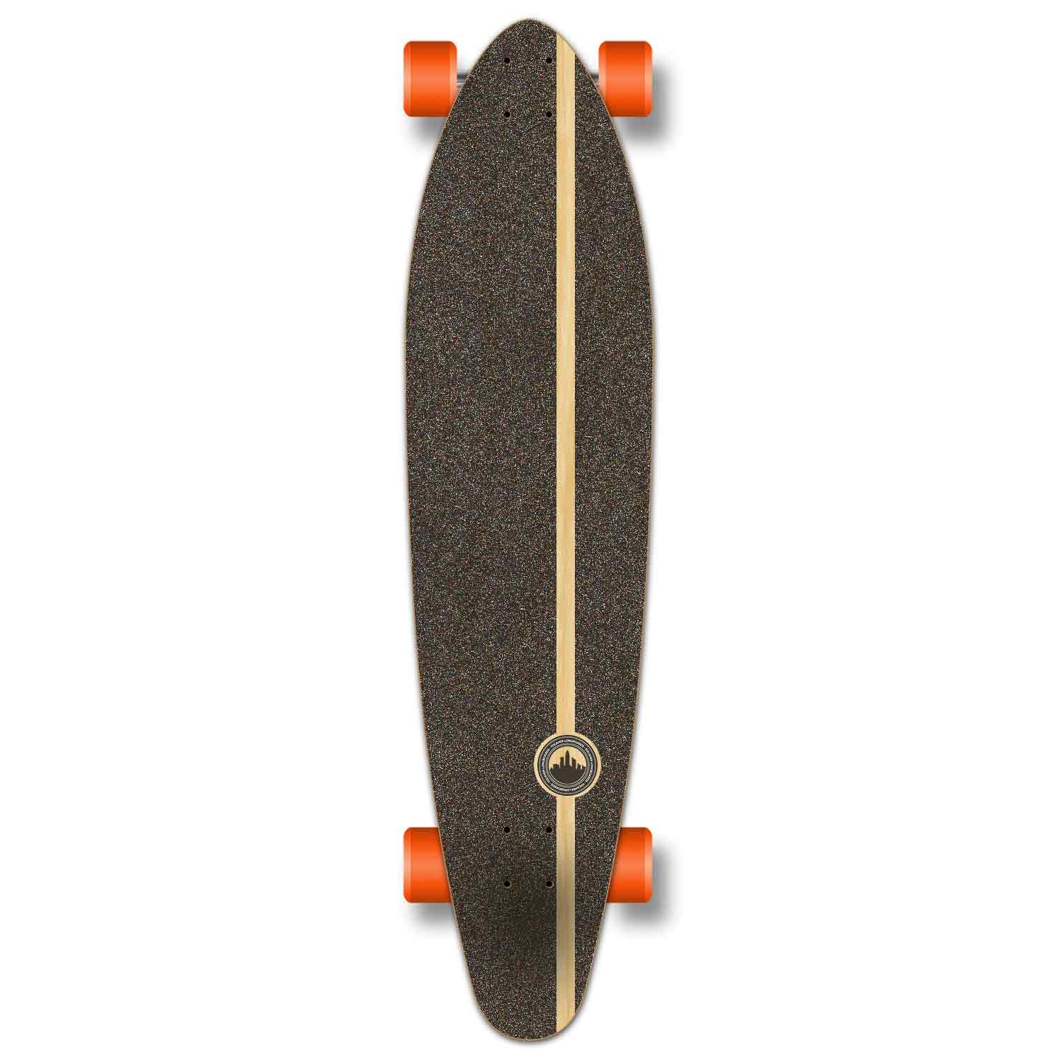 Yocaher Longboard Skateboard Complete Kicktail Cruiser 40" x 10" w