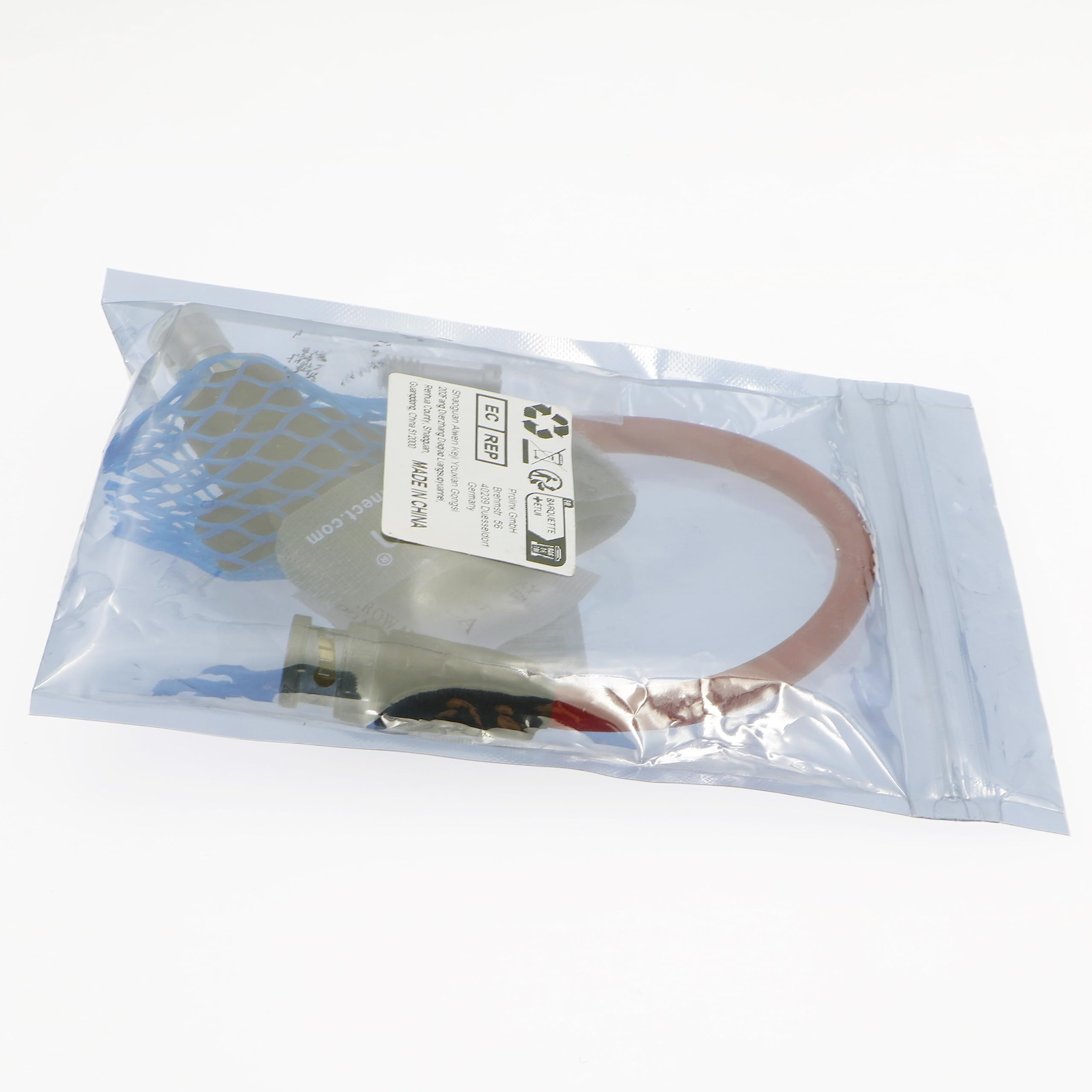 Uonecn Cavo Protettivo HD SDI 12G con Isolatore Galvanico BNC Maschio a BNC Femmina Angolato per RED Komodo Camera 20cm rosso