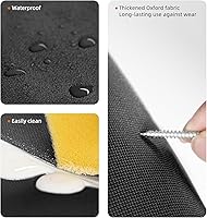 Vista 6 de ROMOON Clasificador de ropa resistente de 3 compartimentos, cesta con forro extraíble y ruedas, organizador que ahorra espacio para lavandería