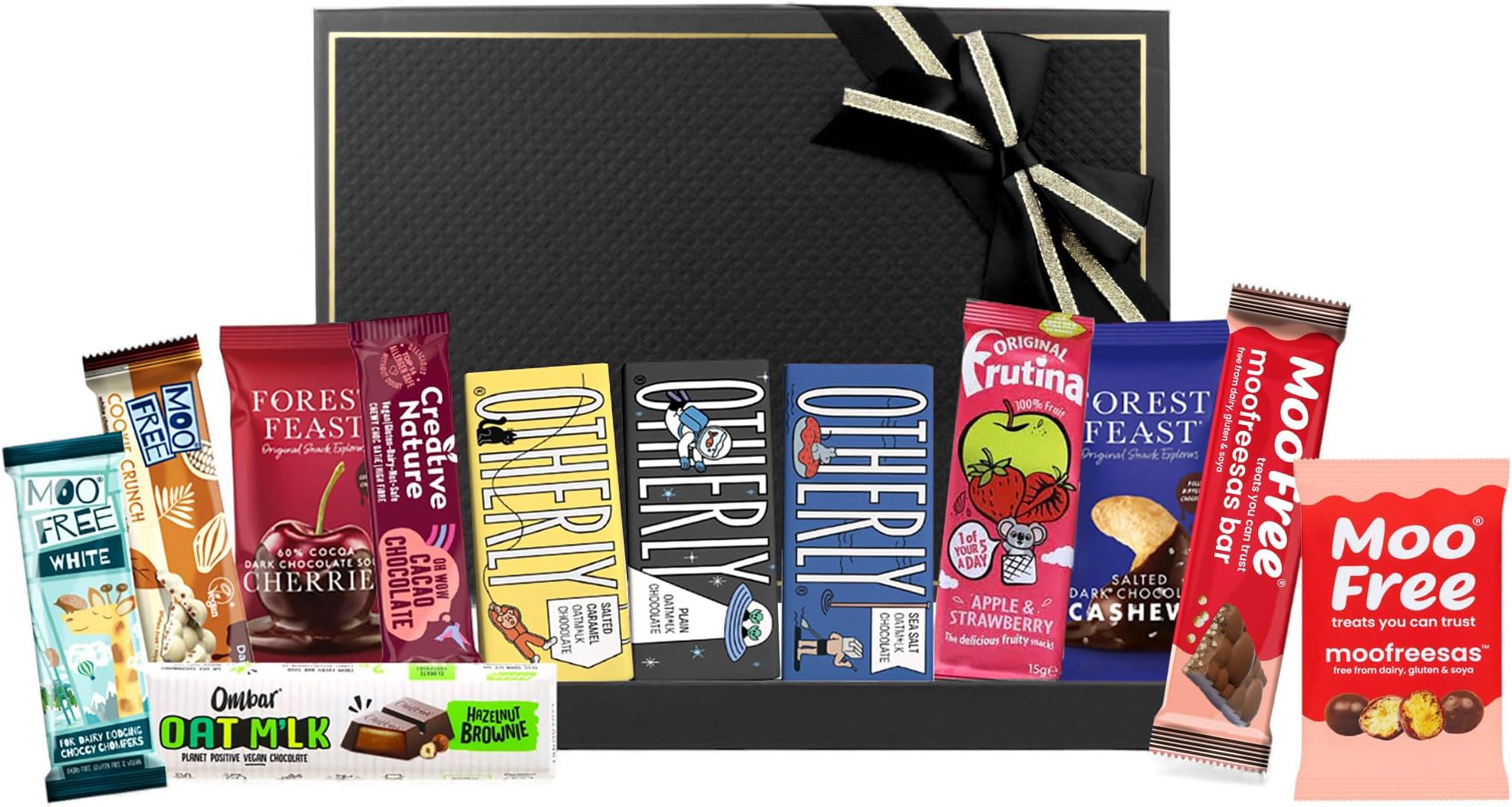 Emartbuy Premium Gourmet Vegan Dairy-Free Healthy Snacks Chocolate Gift Hamper for Christmas, Birthdays, and Special Occasions - Deluxe Vegan Treats