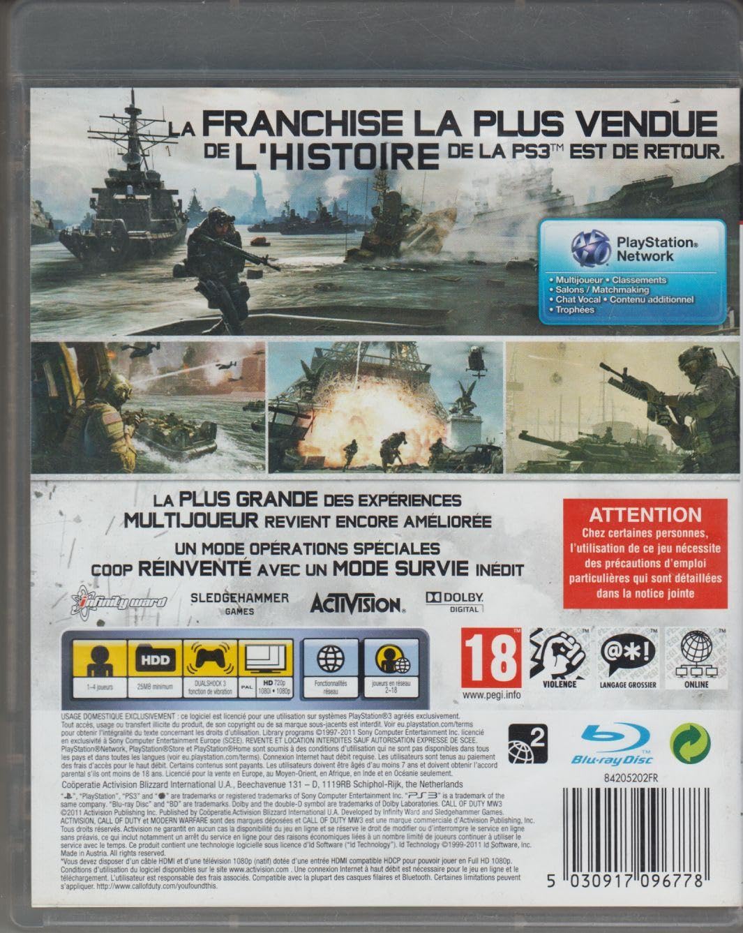 Activision - Call of Duty : Modern Warfare 3 [Playstation 3] - 5030917096778 image 2