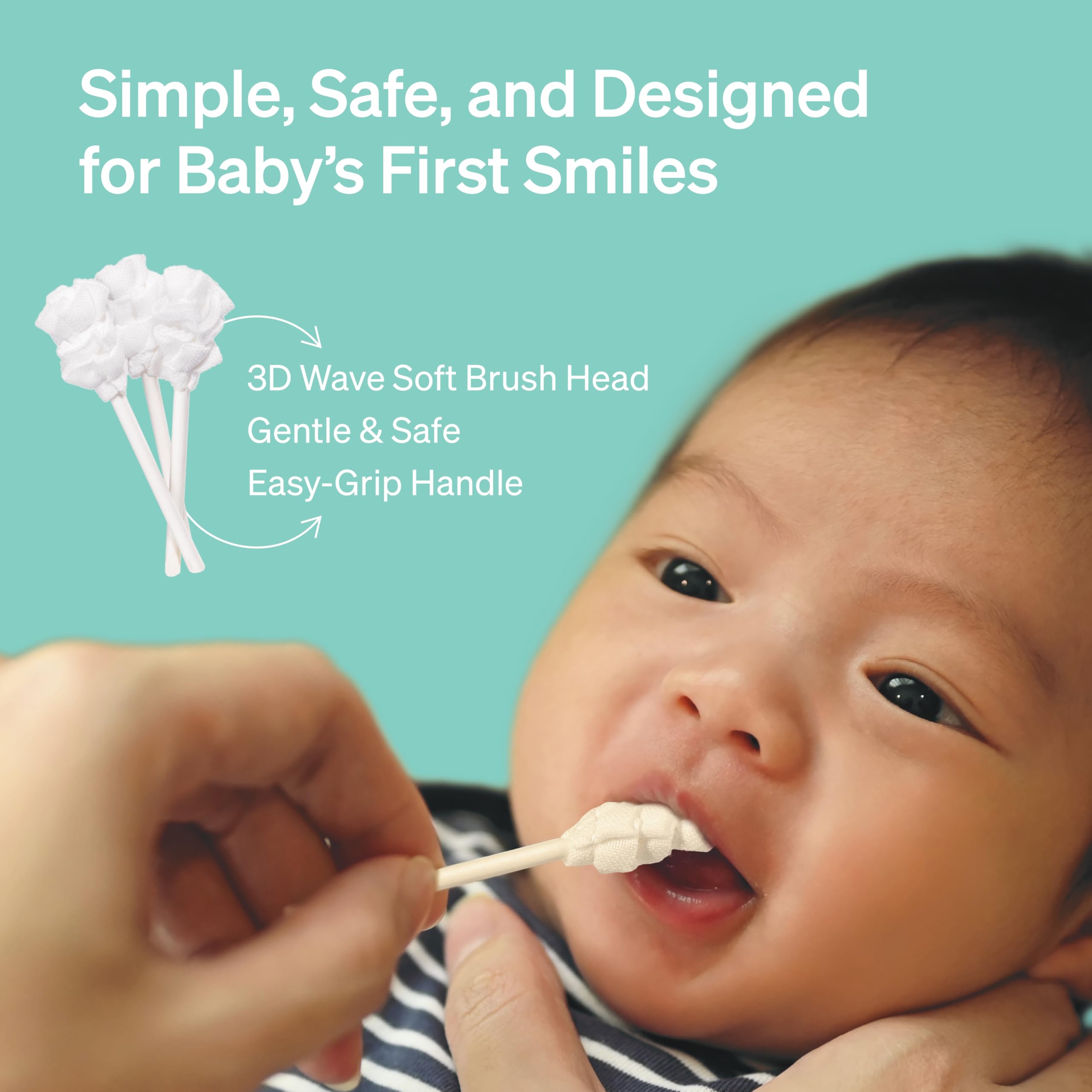 Baby Tongue Cleaner Newborn by LoveNoobs™, 90 Count Value Pack