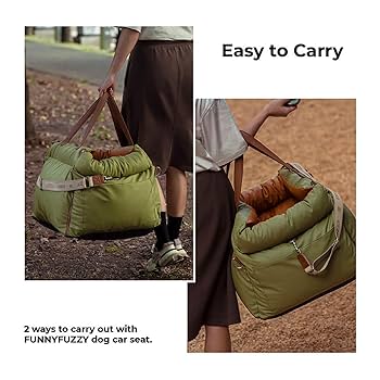 Amazon.com : FUNNYFUZZY Dog Car Seat for Medium Sized Dogs