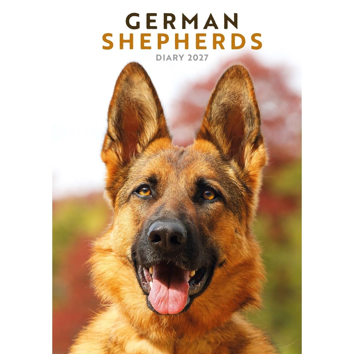 Carousel Worldwide 2027 German Shepherds Diary, A5 Week to View Planner, Wire-O
