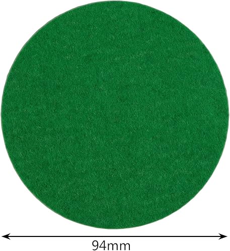 Miniatura 2 de 6 Pack Self Adhesive Air Hockey Mallet Felt Pads, Green, 94mm Verde-6 Pack,Verde (Green-12 Pack)