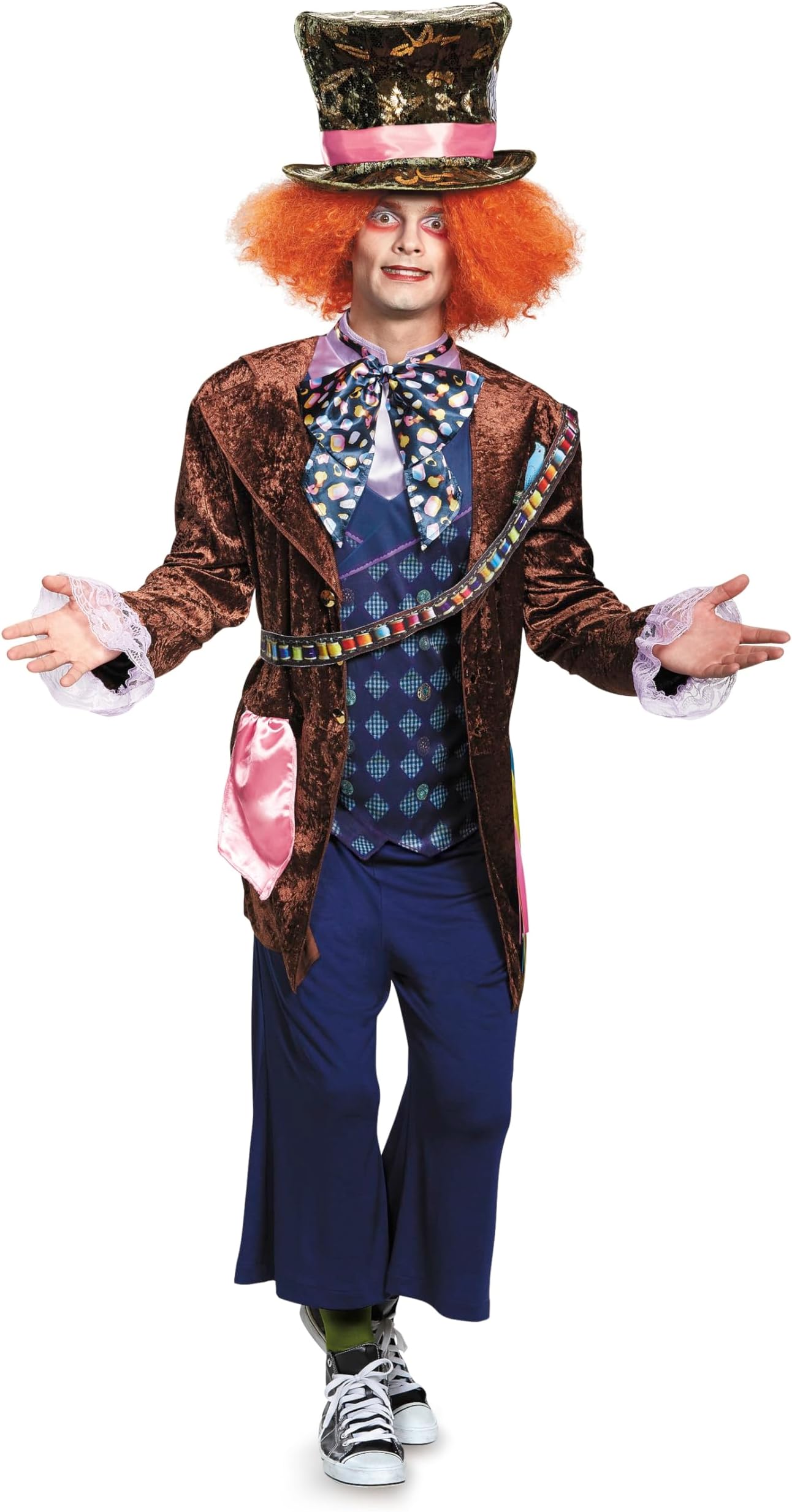 Mad Hatter Costume, Official Alice in Wonderland Outfit for Adults