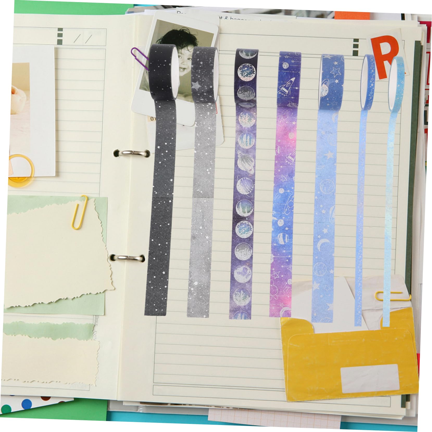 Housoutil 4 Sätze Washi Tape Glitzernde Dekoration Für Scrapbooking Bastelprojekte Geschenkverpackungen Und Diy Ideen Design 19 Rollen * 4
