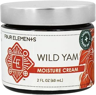 Four Elements 4E Wild Yam Balancing Cream, 2 OZ - 1st Place Winner at the 2023 International Herb Symposium for Creams and Salves! Proudly Farmed, Crafted and Packaged in WI, USA.