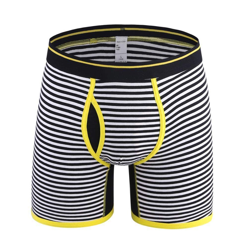 Boxer De Hombre Algodón Hombres S Long Boxer Shorts Bragas Ropa Interior Masculina Plus Size 6XL Underpant (Pack De 6) Stely D