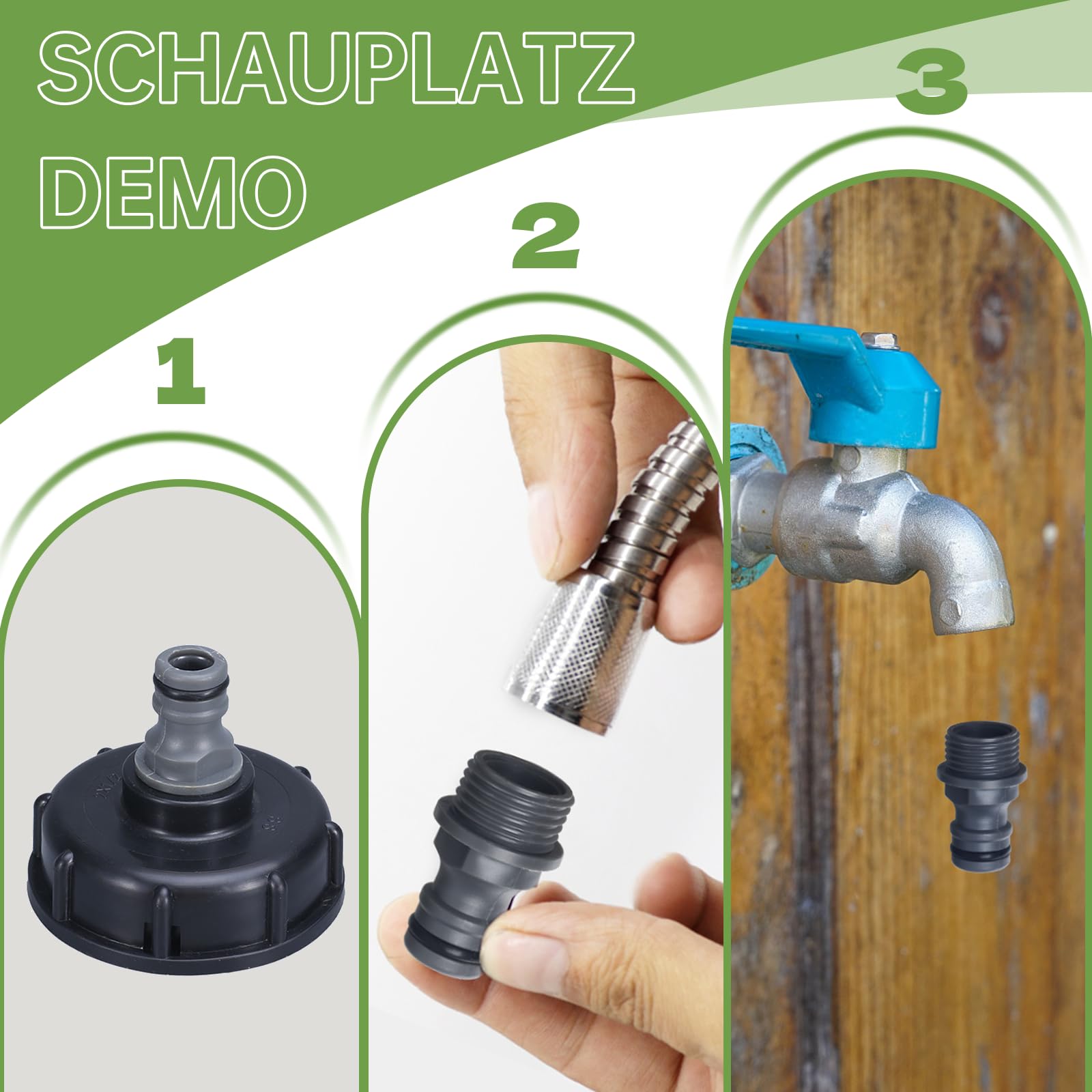 Raccord Tuyau Arrosage Lot De 4 Tuyau D'arrosage à Connexion Rapide Connecteur De Tuyau D En Laiton Connecteur Raccords De Tuyau De Robinet En Laiton 12 Et 34 Filetage Exterieur 84632201