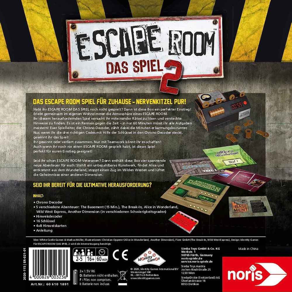 Escape Room Das Spiel 2