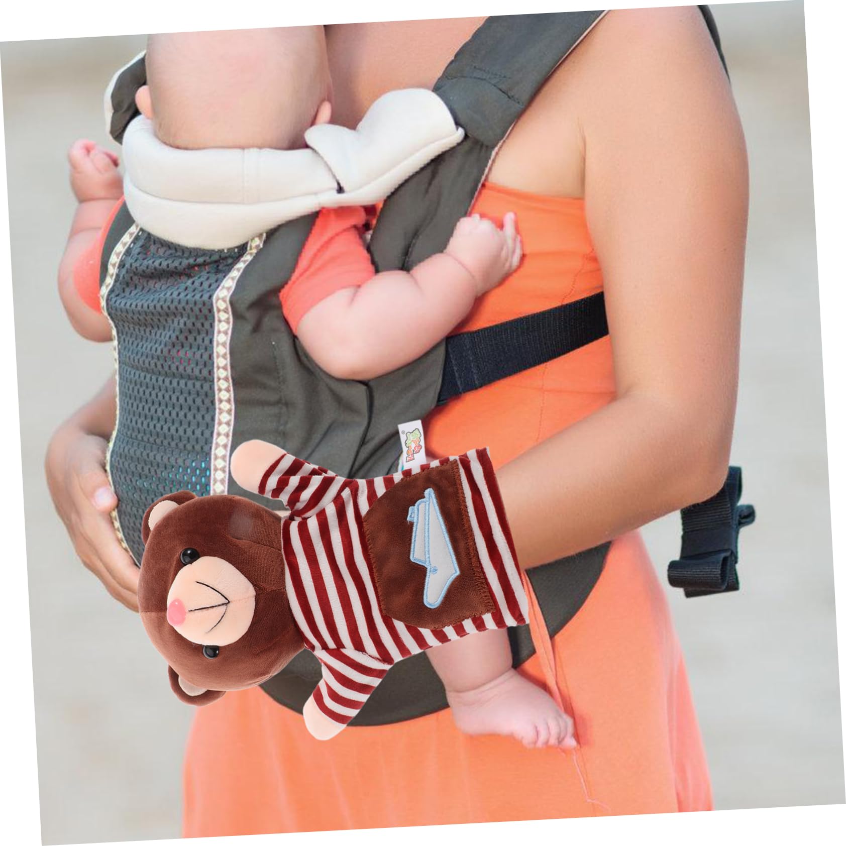Toyvian Burattino Mano A Forma Di Orso | Peluche Morbido 25 Cm, Giocattolo Interattivo Per Bambini, Per Storytelling E Giochi Di Ruolo