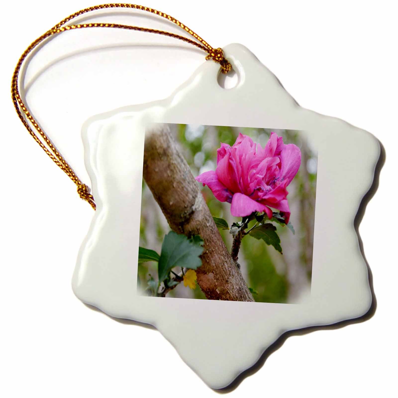 Rose of Sharon-0113 - Snowflake Ornament, 7.6cm