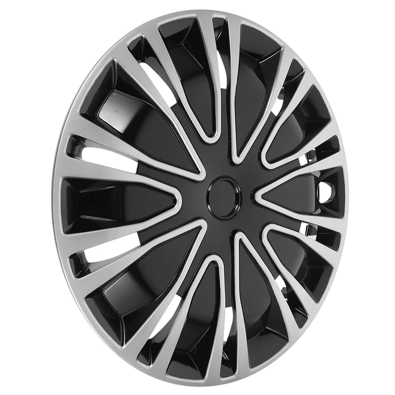 Tapacubos de Coche, Cubierta Rueda, Cubiertas llanta(Silver)