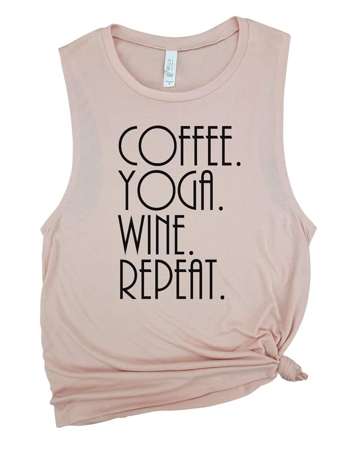 Coffee yoga wine shirt Clearance