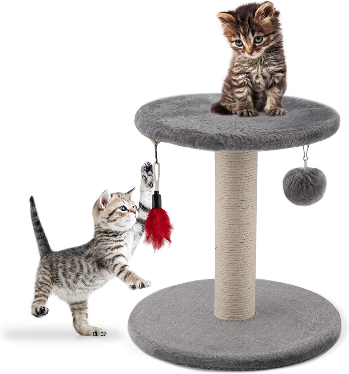 ADEPTNA Sturdy Durable Pet Cat Kitten Activity Centre for Playing, Relaxing and Sleeping โ Cat Tree House Scratching Post and Climber